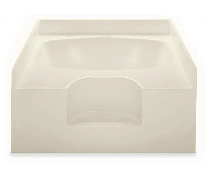 Gardenia III 60 X 48 AcrylX Alcove Center Drain Bathtub In White - Image 18