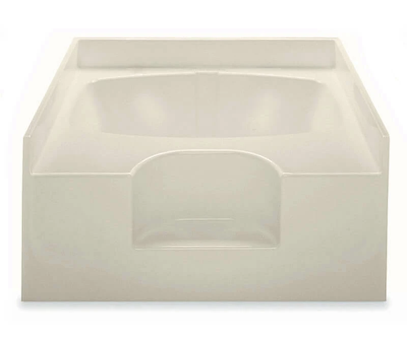 Gardenia III 60 X 48 AcrylX Alcove Center Drain Bathtub In White - Image 13