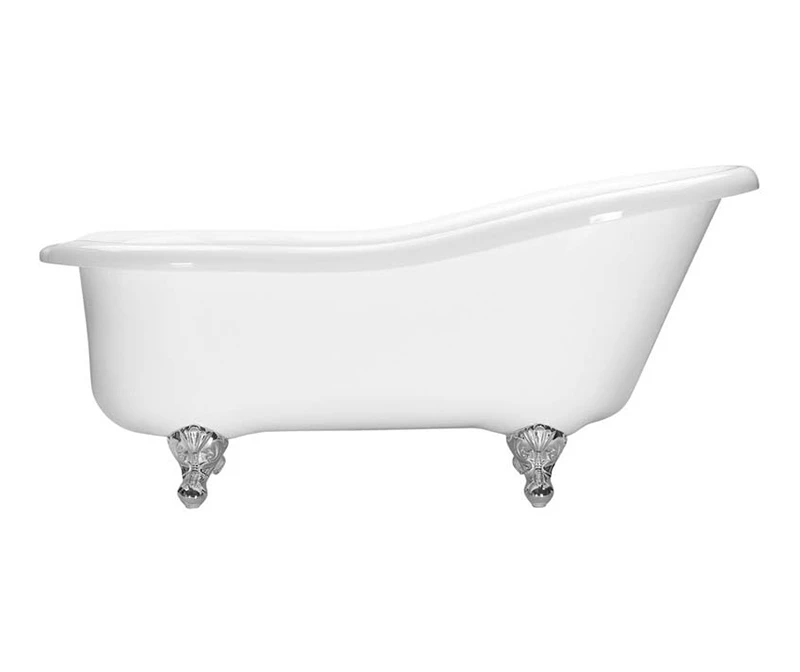 Grace 6634F Acrylic Freestanding End Drain Bathtub In White