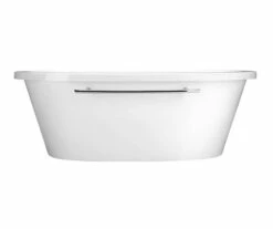 Hanna 7240CF Acrylic Freestanding Front-Center Drain Bathtub In White