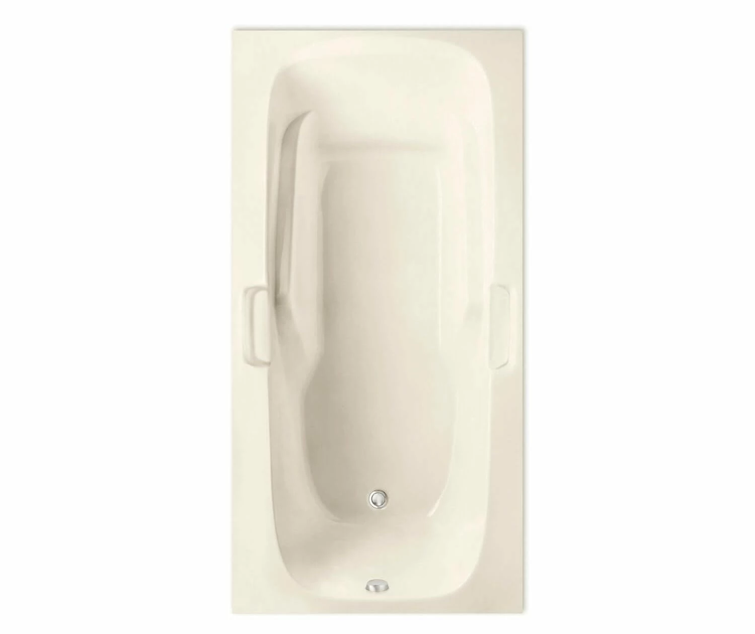 Jasmine II 72 X 36 AcrylX Drop-in Universal Drain Bathtub In White - Image 19