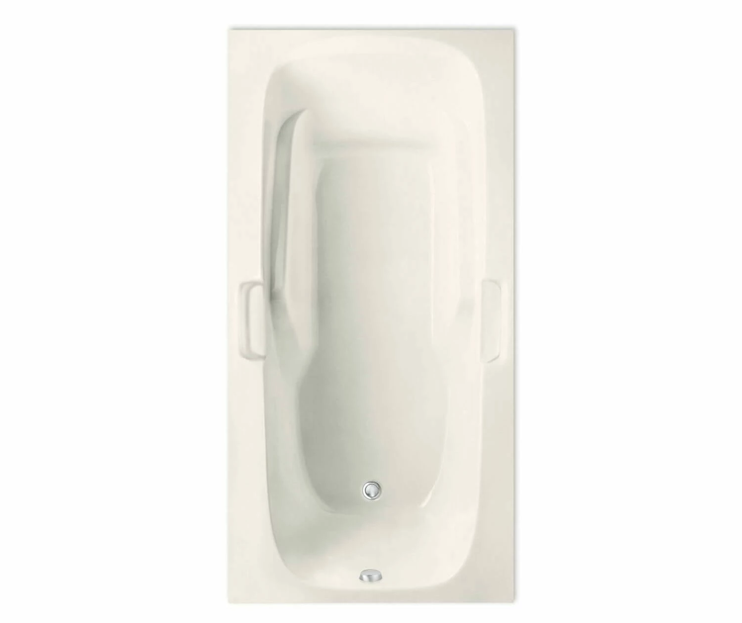 Jasmine II 72 X 36 AcrylX Drop-in Universal Drain Bathtub In White - Image 17