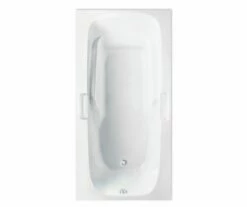 Jasmine II 72 X 36 AcrylX Drop-in Universal Drain Bathtub In White