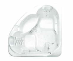 Millennium 8 72 X 72 Acrylic Drop-in Center Drain Combined Whirlpool And Air Massage Bathtub In White