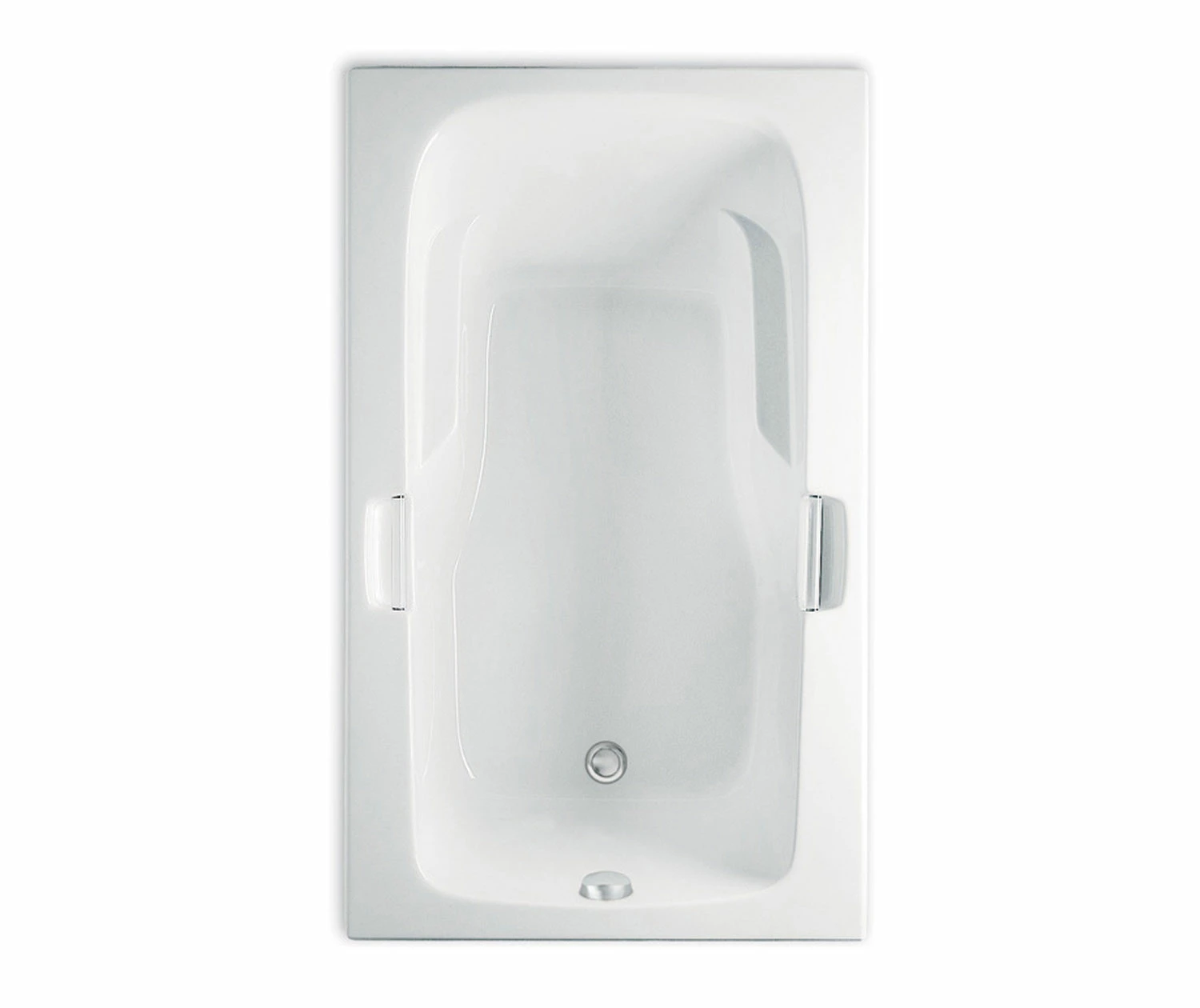 Montrose I Stocking 60 X 36 Acrylic Drop-in Universal Drain Bathtub In White