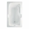Montrose II Elements 72 X 36 Acrylic Drop-in Universal Drain Bathtub In White
