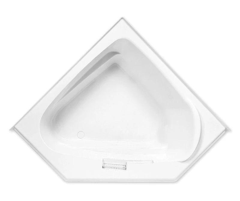 Morandi 1X 62 X 60 Acrylic Corner Front-Left Drain Bathtub In White - Image 3