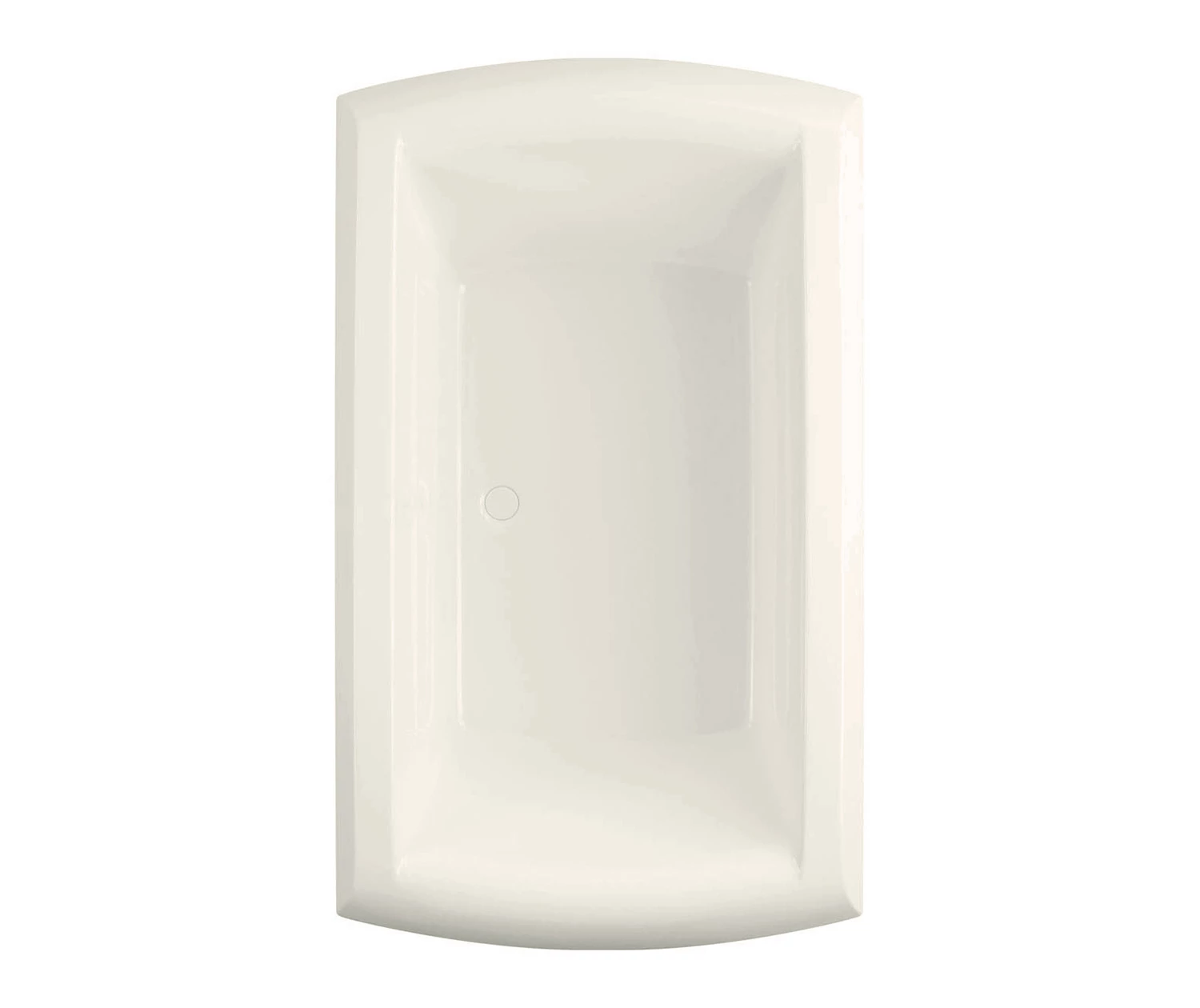 Motif 7242C Acrylic Drop-in Front-Center Drain Bathtub In White - Image 7