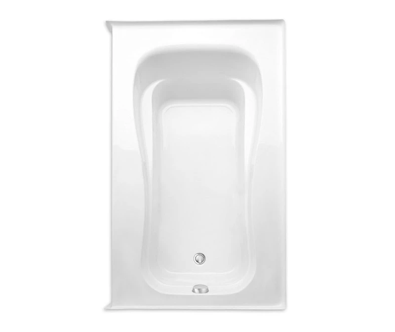Novelli Stocking 60 X 37 Acrylic Alcove Left-Hand Drain Bathtub In White