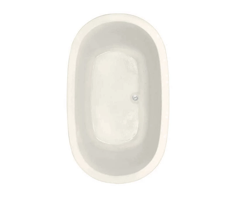 Olive 6643C Acrylic Drop-in Front-Center Drain Bathtub In White - Image 7