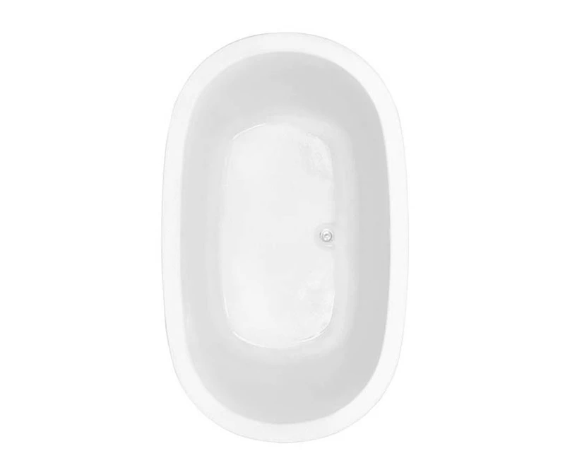 Olive 6643C Acrylic Drop-in Front-Center Drain Bathtub In White - Image 5