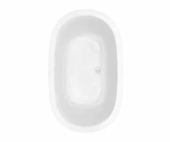 Olive 6643C Acrylic Drop-in Front-Center Drain Bathtub In White
