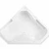 Preakness 1X 60 X 60 Acrylic Corner Front-Center Drain Bathtub In White