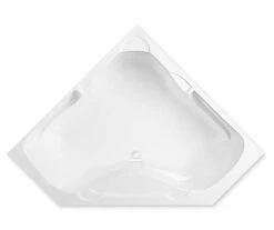 Preakness Stocking 60 X 60 Acrylic Corner Front-Center Drain Bathtub In White