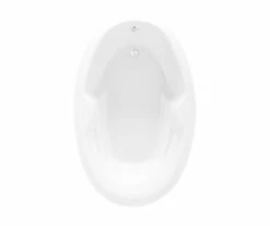 Reina 6038 Acrylic Drop-in Universal Drain Bathtub In White