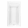 Soco 6036 Acrylic Drop-in Universal Drain Bathtub In White