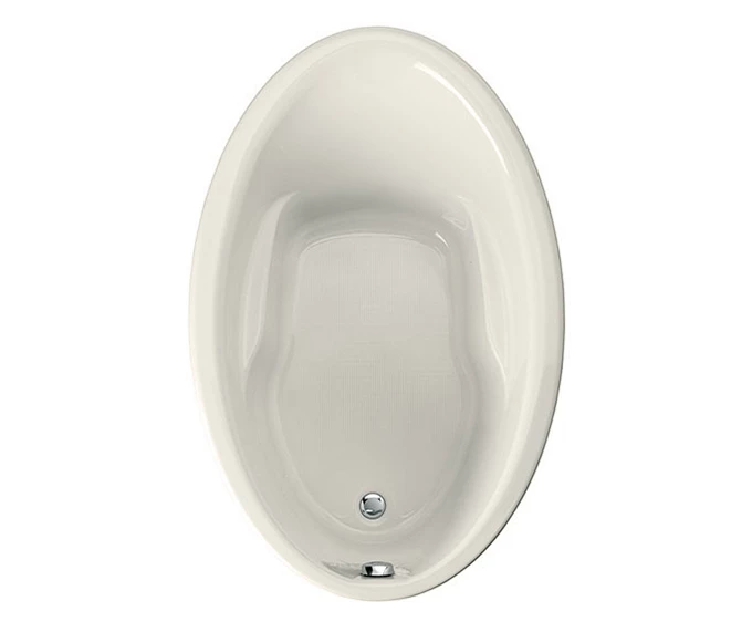 Starla Elements 57 X 38 Acrylic Drop-in Universal Drain Bathtub In White - Image 5