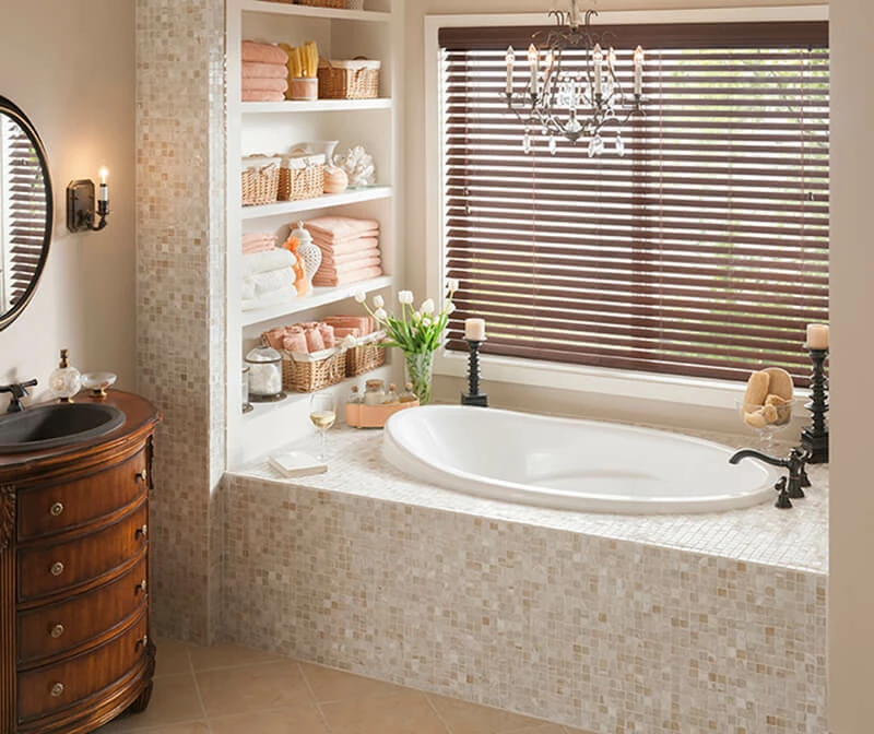 Starla Elements 57 X 38 Acrylic Drop-in Universal Drain Bathtub In White - Image 4