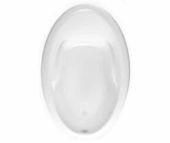 Starla Elements 57 X 38 Acrylic Drop-in Universal Drain Bathtub In White