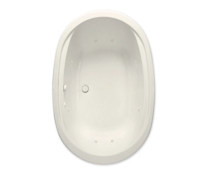 Velencia 1.5 Stocking 66 X 43 Acrylic Drop-in Front-Center Drain Bathtub In White - Image 6