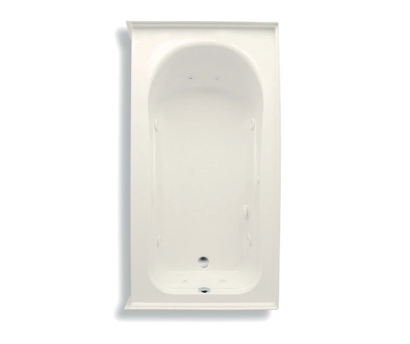 Vincenzo Q Stocking 66 X 35 Acrylic Alcove Left-Hand Drain Bathtub In White - Image 8