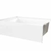 W6042SMIN 60 X 42 AcrylX Alcove Left-Hand Drain Bathtub In White