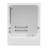 6032ITS 60 X 32 Acrylic Alcove Left Hand Drain One-Piece Tub Shower In White