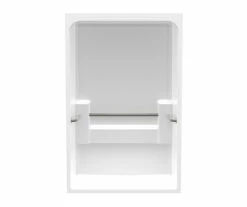 4836BFS 49 X 36 Acrylic Alcove Center Drain One-Piece Shower In White