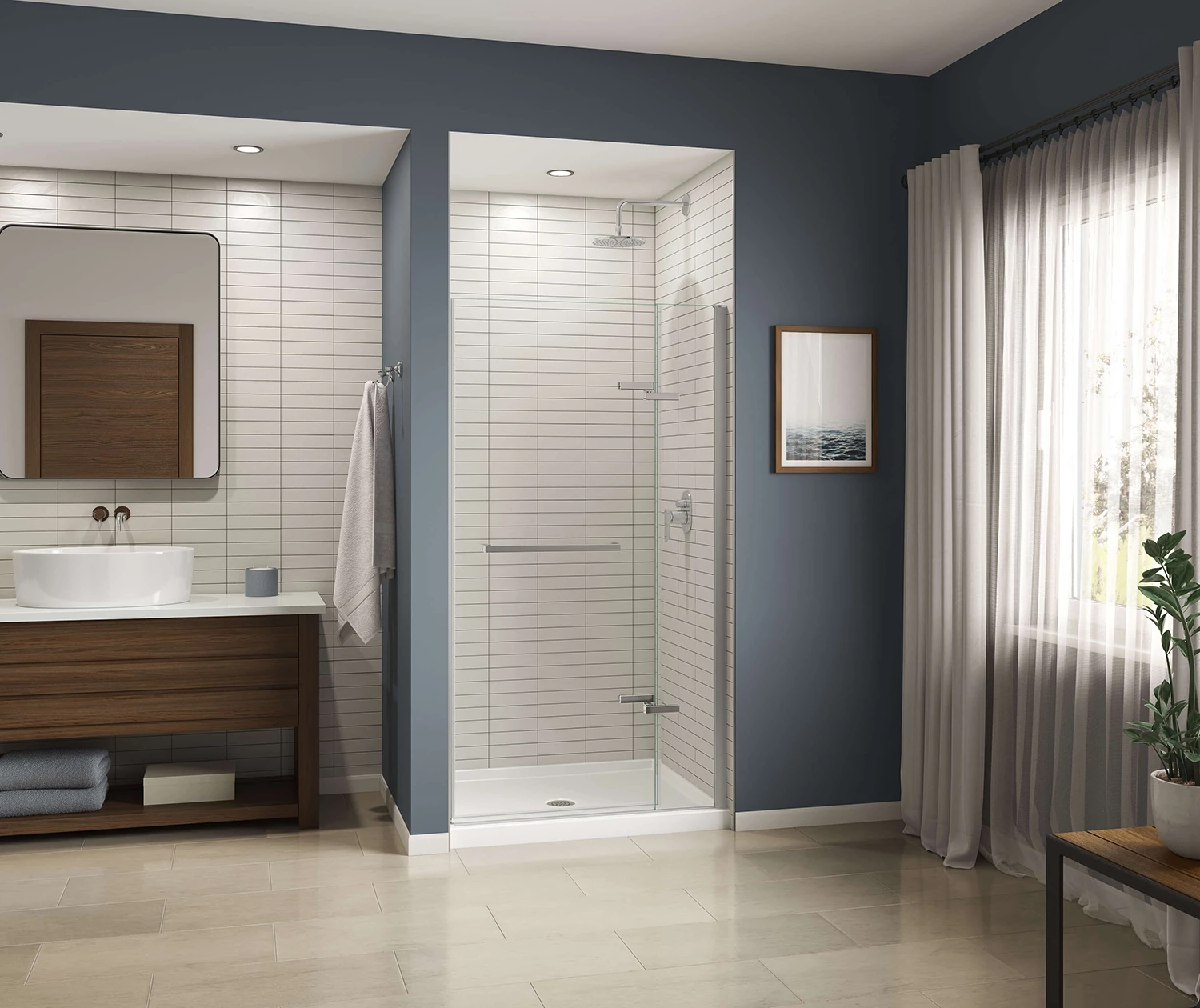 Icon SB4236 AcrylX Alcove Center Drain Shower Base In White - Image 4