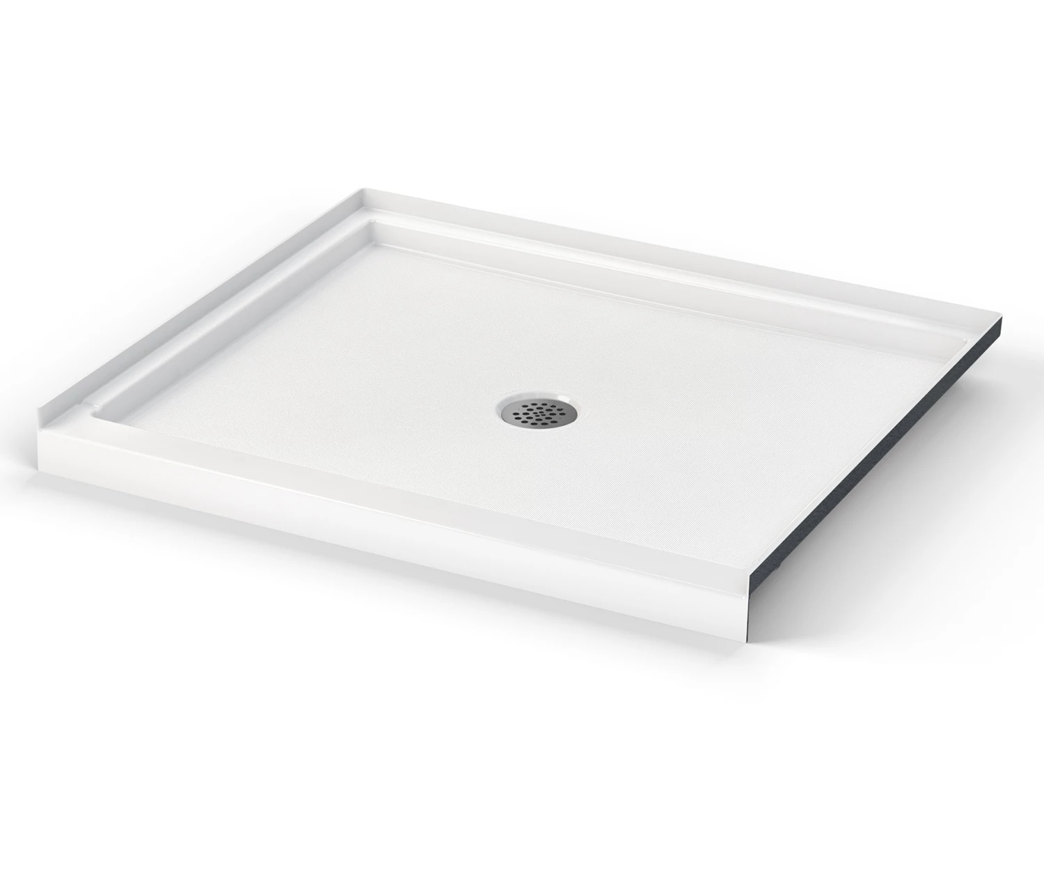 Icon SB4236 AcrylX Alcove Center Drain Shower Base In White